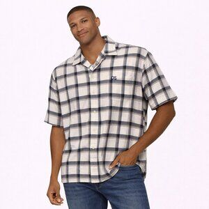 Old Skool  men's shirt casual button down Size: M